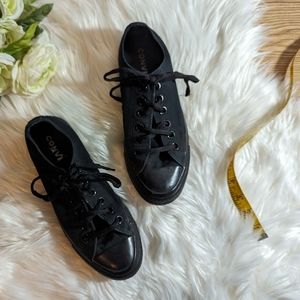 Converse All Star All Black Canvas Low Top Sneakers